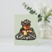 YORKIE POO POSTKARTE (Stehend Vorderseite)