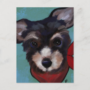 Yorkie Poo Postkarte