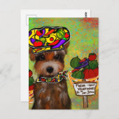 Yorkie Poo Postkarte (Vorne/Hinten)