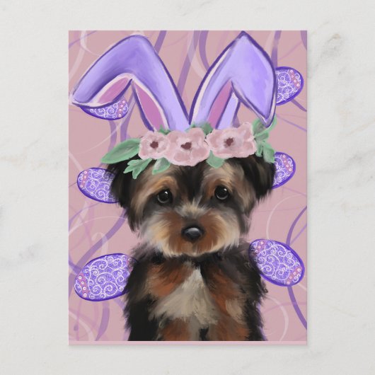 Yorkie Poo Postkarte (Vorderseite)