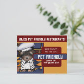 Yorkie Poo Postkarte (Stehend Vorderseite)