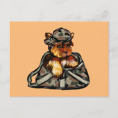 YORKIE POO POSTKARTE (Vorderseite)
