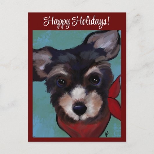 Yorkie Poo Postkarte (Vorderseite)