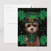 Yorkie Poo Postkarte (Vorne/Hinten)