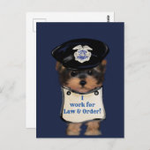 Yorkie Poo Postkarte (Vorne/Hinten)
