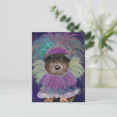 Yorkie Poo Postkarte (Stehend Vorderseite)