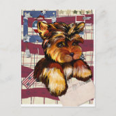 YORKIE POO POSTKARTE (Vorderseite)