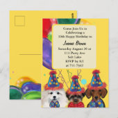 Yorkie Poo Postkarte (Vorne/Hinten)