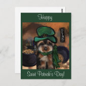 Yorkie Poo Postkarte (Vorne/Hinten)
