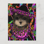 Yorkie Poo Postkarte (Vorderseite)