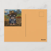 Yorkie Poo Postkarte (Rückseite)