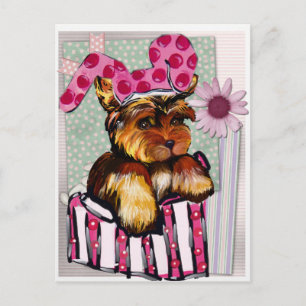 YORKIE POO POSTKARTE