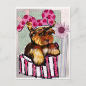YORKIE POO POSTKARTE (Vorderseite)