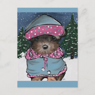 Yorkie Poo Postkarte
