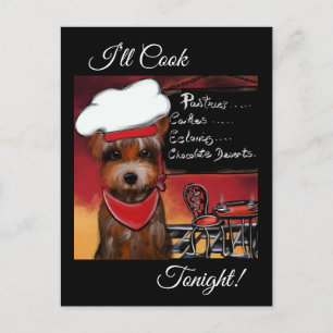 YORKIE POO POSTKARTE