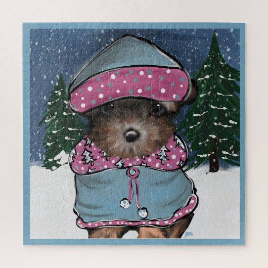 Yorkie Poo Puzzle (Vertikal)