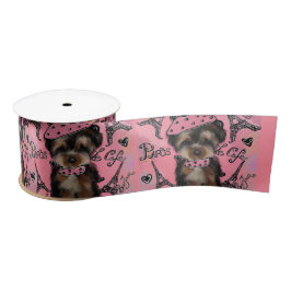 YORKIE POO SATINBAND