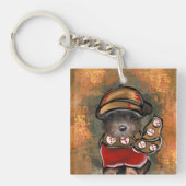 Yorkie Poo Schlüsselanhänger (Vorderseite)