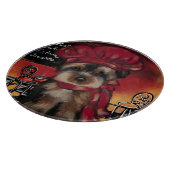 YORKIE POO SCHNEIDEBRETT (Ecke)