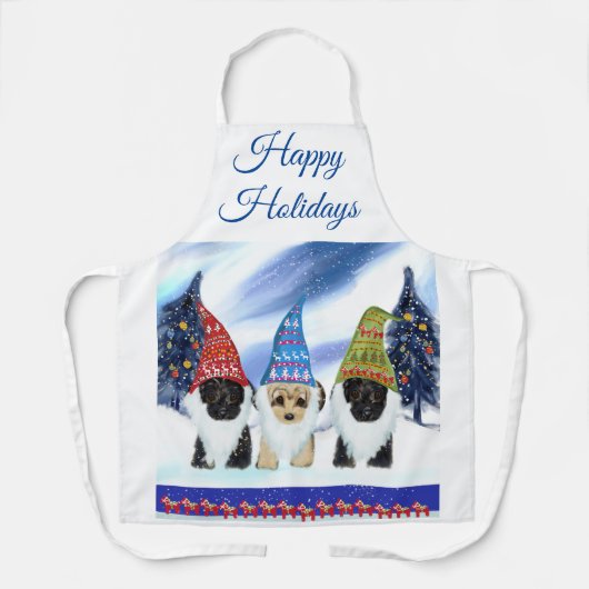 YORKIE POO SCHÜRZE (Vorderseite)