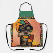 Yorkie Poo Schürze (Vorderseite)
