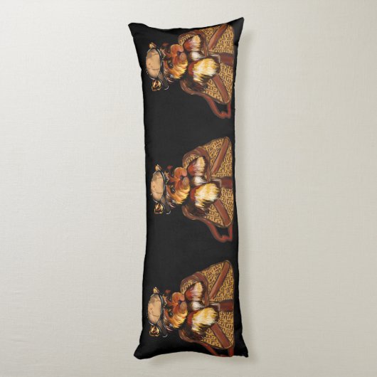 YORKIE POO SEITENSCHLÄFERKISSEN (Rückseite (Vertikal))