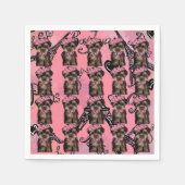 YORKIE POO SERVIETTE (Vorderseite)