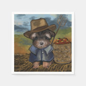 Yorkie Poo Serviette (Vorderseite)