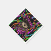 Yorkie Poo Serviette (Ecke)