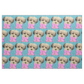 Yorkie poo stoff (Fat Quarter (45,7 x 55,9 cm))