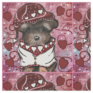 Yorkie Poo Stoff