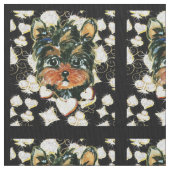 Yorkie Poo Stoff (Nahaufnahme)