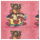 Yorkie Poo Stoff (Nahaufnahme)