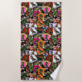 YORKIE POO STRANDTUCH (Vorderseite)