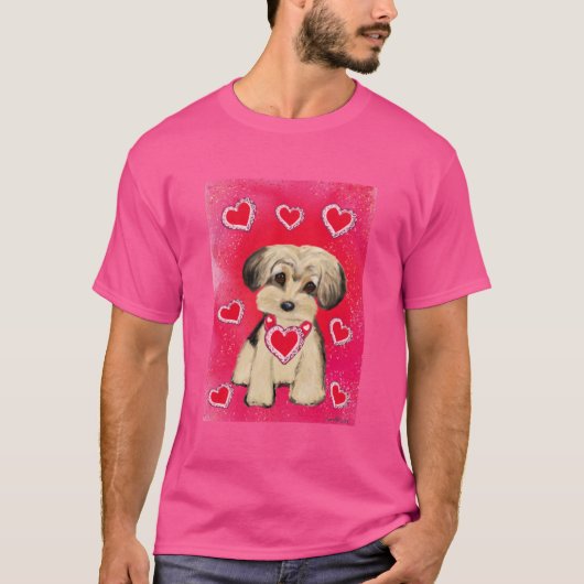 YORKIE POO T-Shirt (Vorderseite)