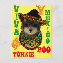 Yorkie Poo Tank Top Postkarte