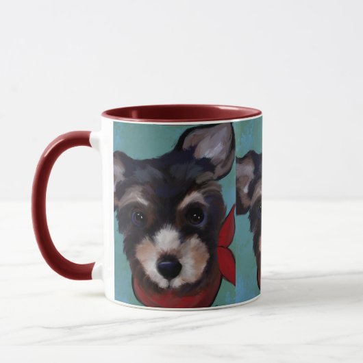 Yorkie Poo Tasse (Links)