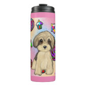 Yorkie Poo Thermosbecher (Vorderseite)