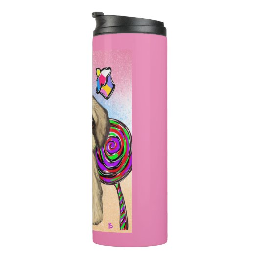 Yorkie Poo Thermosbecher (Nach rechts gedreht)