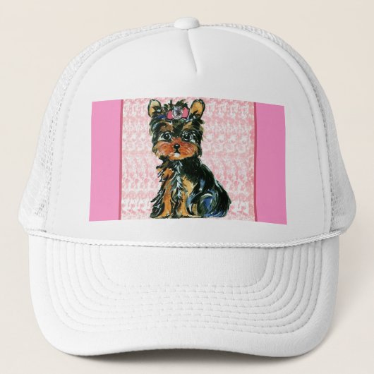 Yorkie Poo Truckerkappe (Vorderseite)