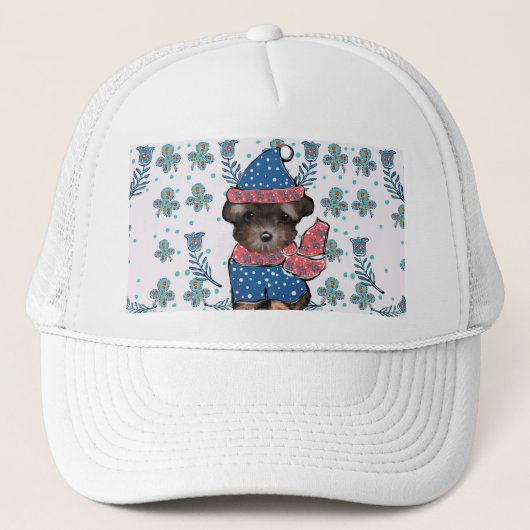 Yorkie Poo Truckerkappe (Vorderseite)
