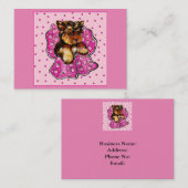 Yorkie Poo Visitenkarte (Vorne/Hinten)