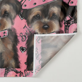 YORKIE POO WANDTEPPICH
