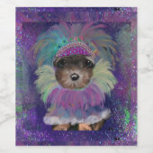 Yorkie Poo Weinetikett (Einzelnes Label)