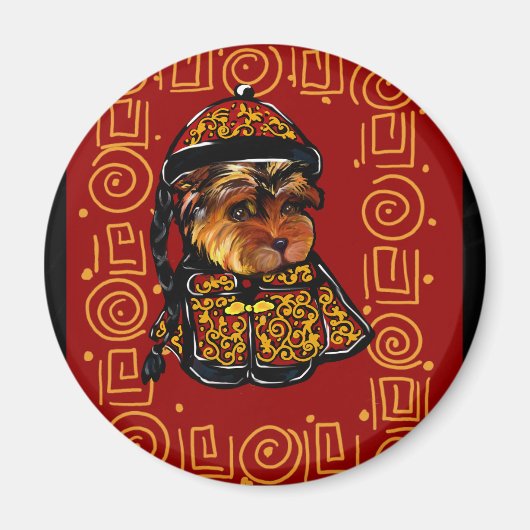 Yorkie Poo Year of the Dog Magnet (Vorne)