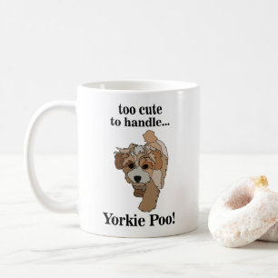 Yorkie Poo Yorkipoo Süßer Hund Kaffeetasse