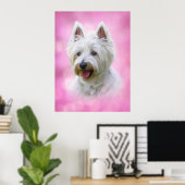 Yorkie Poster (Heimbüro)