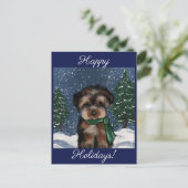 YORKIE POSTKARTE (Stehend Vorderseite)