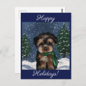 YORKIE POSTKARTE (Vorne/Hinten)