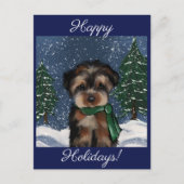 YORKIE POSTKARTE (Vorderseite)